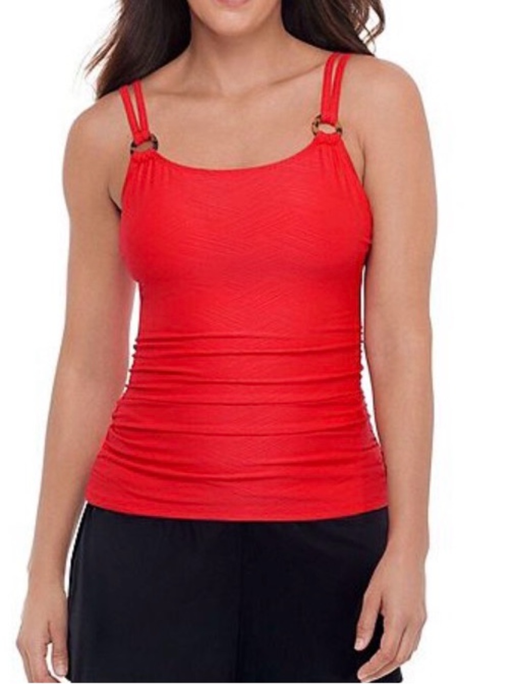 Bal Harbour Red Tankini Top